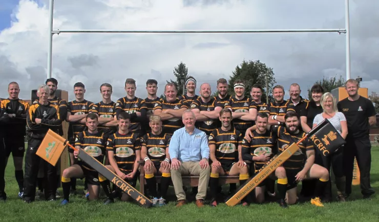 KCRFC 1st XV team photo prior to the first game of the season